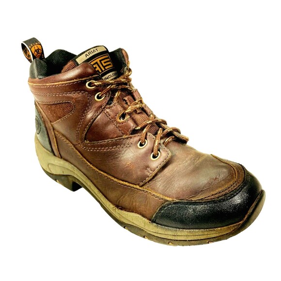 Ariat Boots ATS Terrain Endurance Hiking Brown Leather 8.5 Womens Work Gorpcore - Picture 7 of 16